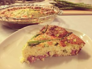 Asparagus and Ham Quiche - Chew On This