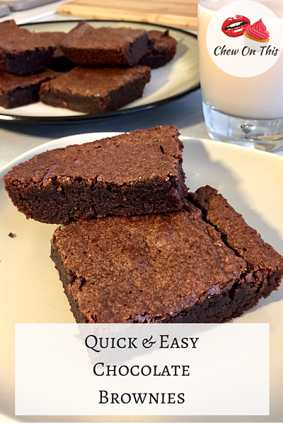 Quick Easy Chocolate Brownies