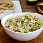 Easy Tuna Salad | Tuna, lettuce, onions and celery make such a delicious salad...you might just eat it all up with a spoon!