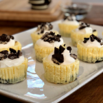 Mini Oreo Cheesecakes | Super simple and so delicious, these easy cheesecakes go fast!