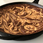 Peanut Butter Skillet Brownie