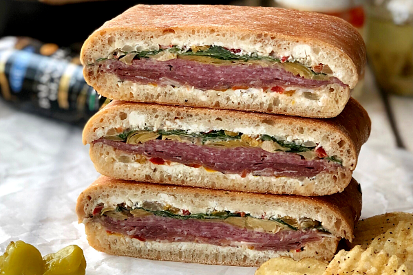 Italian Pressed Picnic Sandwiches